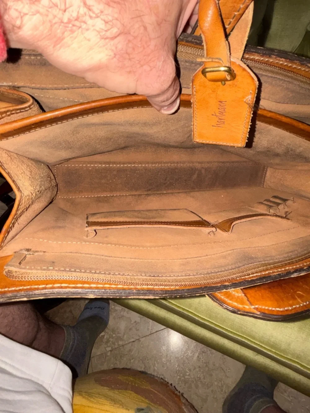 Hartmann leather attache